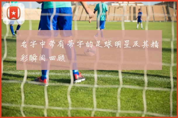 名字中带有蒂字的足球明星及其精彩瞬间回顾