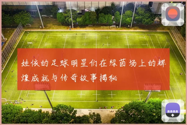 姓依的足球明星们在绿茵场上的辉煌成就与传奇故事揭秘