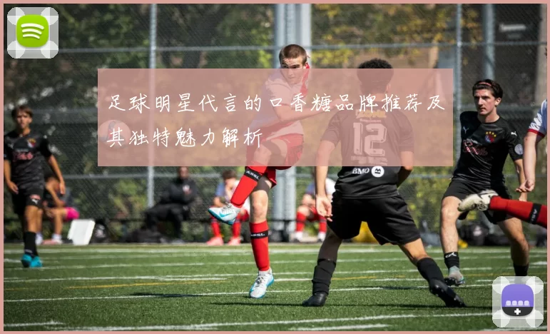 足球明星代言的口香糖品牌推荐及其独特魅力解析